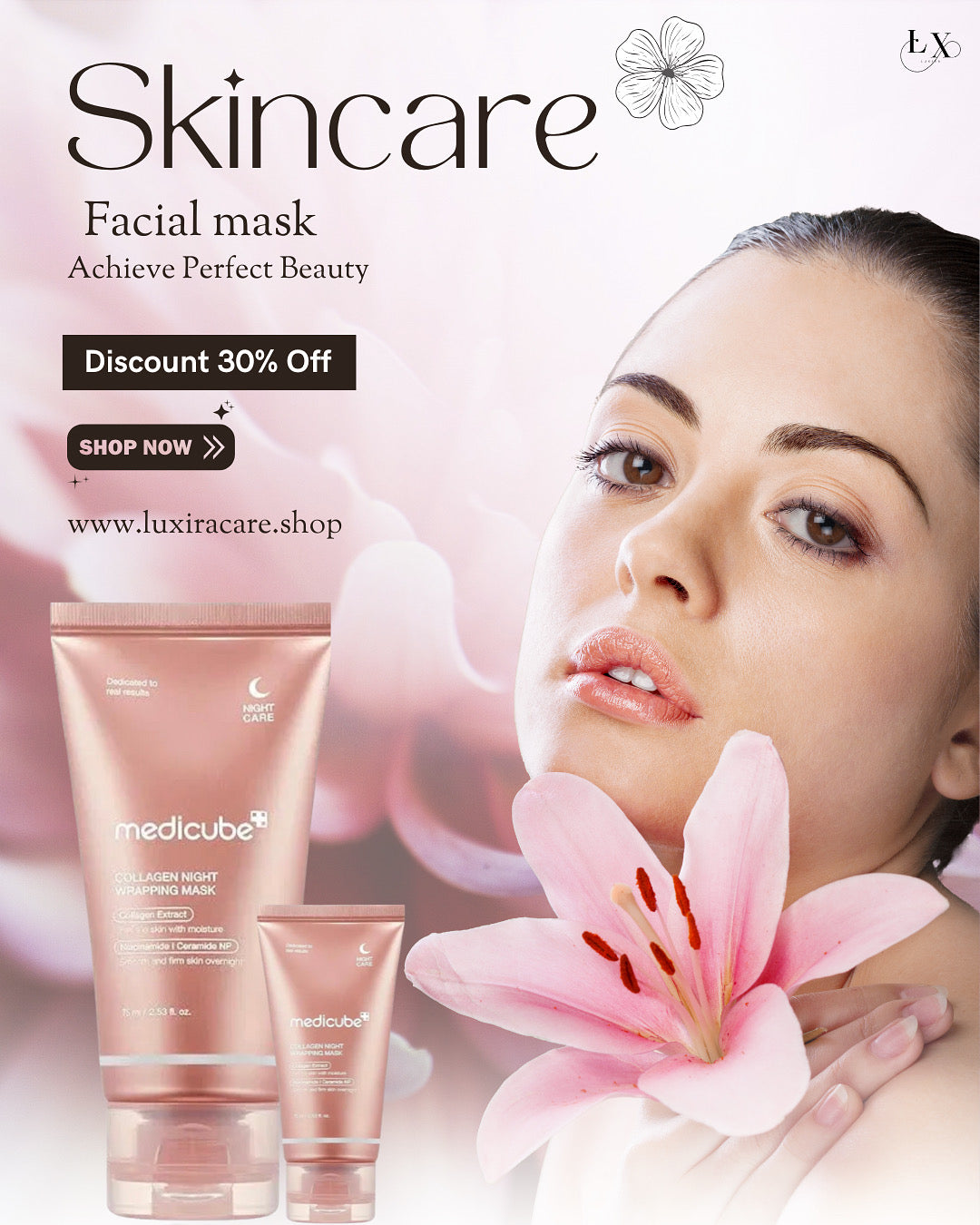 Medicube Collagen Overnight Wrapping Peel Off Facial Mask Pack of 1